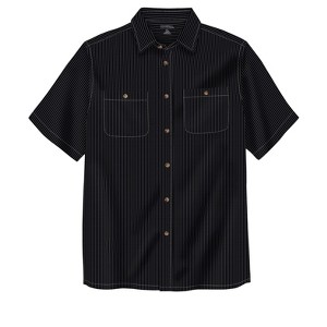 KingSize Men's Big & Tall Striped Short-Sleeve Sport Shirt - 1 of 4