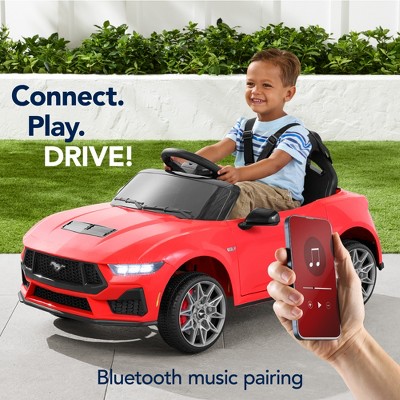 Kids Red 12V Electric Ride-On Car with Remote and LED Lights