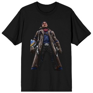 Suicide Squad: Kill the Justice League Captain Boomerang Men's Black Short Sleeve Crew Neck Tee - 1 of 3