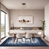 Washable, Soft, Non-Slip, Low Pile, Modern Abstract, Ultra-Soft Thin Floor Cover, Contemporary Indoor Mat for Living Room, Bedroom. - 2 of 4
