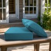 POCASSY 6" Outdoor Cushion Set, 24"x24" Replacement Water Resistant Zippered Cushion for Chairs - 2 of 4
