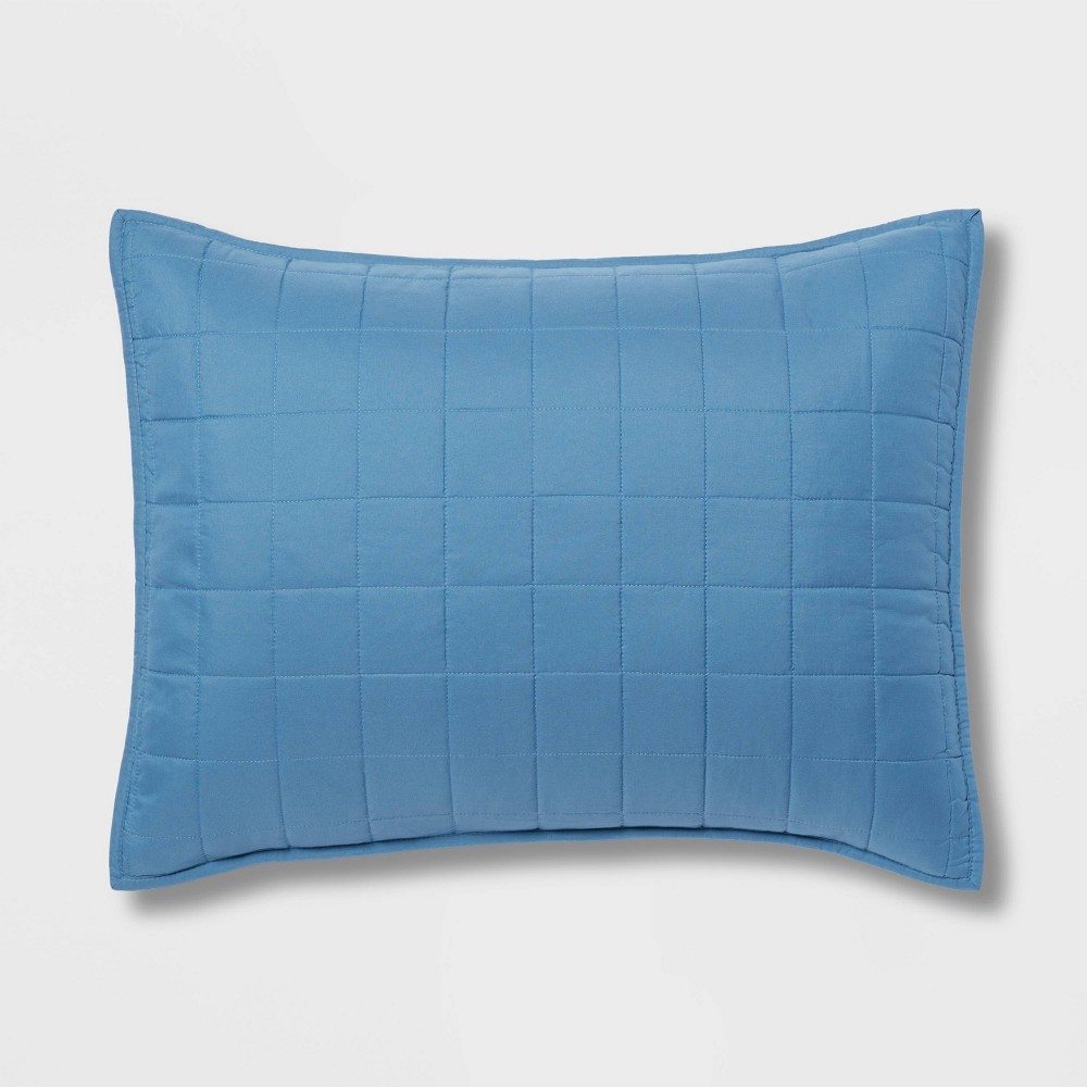 Photos - Pillowcase Value Kids' Sham Bergen Blue - Pillowfort™