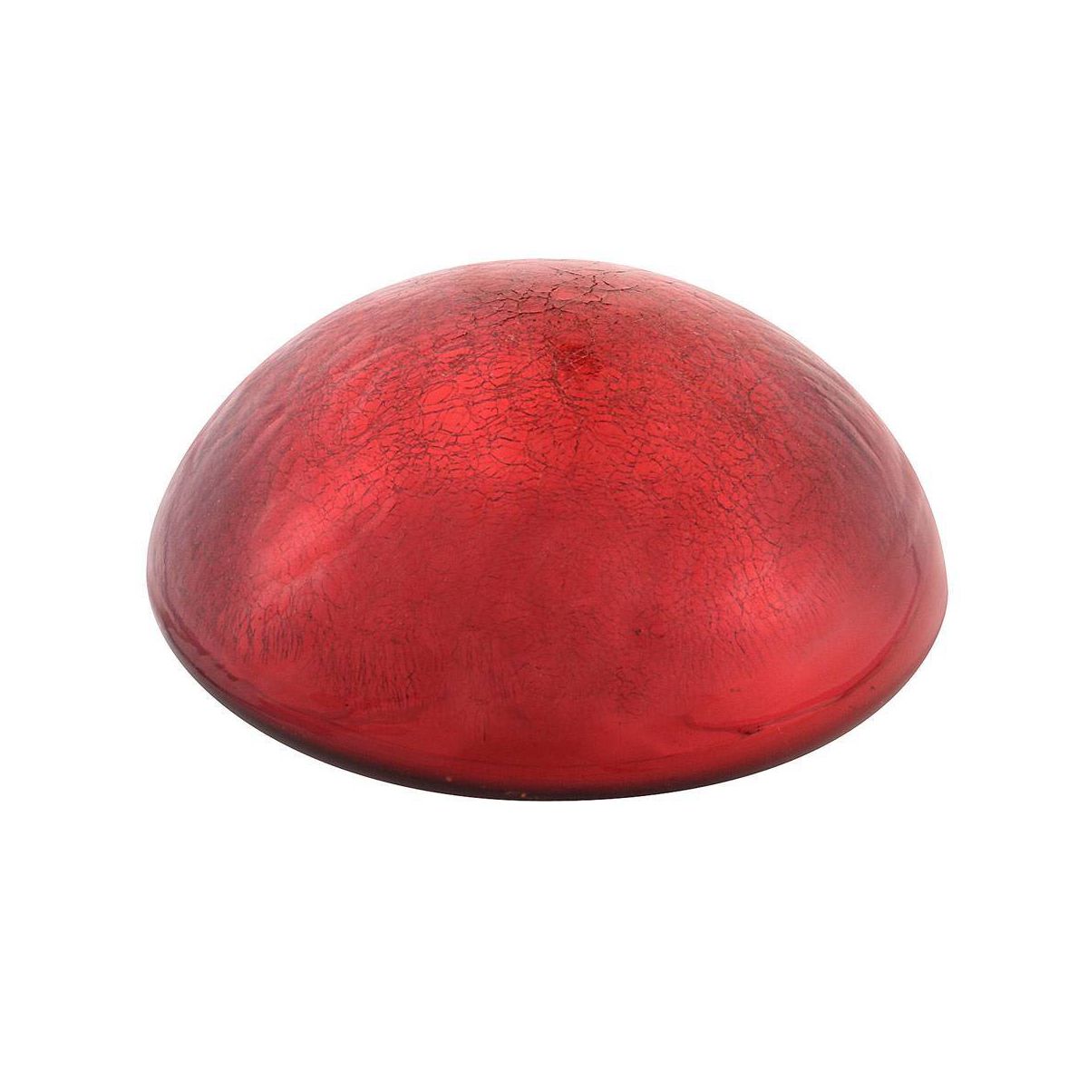 5.5" Glass Toadstool Gazing Globe Ball Red - Achla Designs: Victorian-Inspired, Outdoor Decorative Object