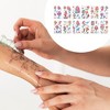 Unique Bargains Realistic Mermaid Temporary Tatto Blue Pink 12 Pcs - 4 of 4