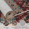 Washable Rug Vintage Geometric Living Room Rug with Non Slip TPR Backing, Soft Non Shedding Indoor Carpet - 4 of 4