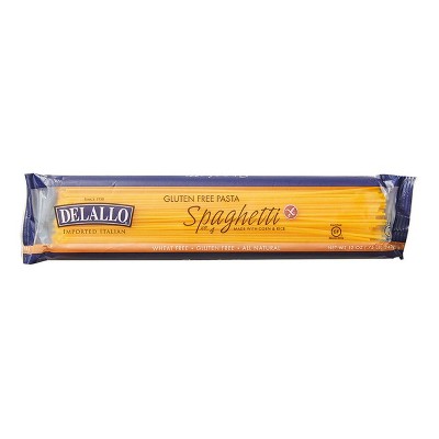 DeLallo Gluten Free Spaghetti Pasta, 12 oz Bag, (8 Pack)