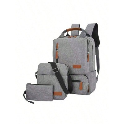 HTUTWOO 3pack, Women's And Men's Shoulder Bags,Casual Three-Piece Outdoor Travel Computer Backpack,Large-Capacity Schoolbag, Back to School Schoolbag