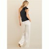 VENUS Womens Bow Detail One-Shoulder Top - 2 of 4