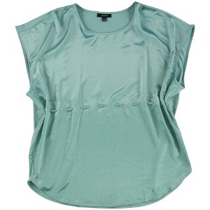 Alfani Womens Drawstring Waist Pullover Blouse - 1 of 2