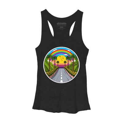 Women's Design By Humans Summer Road Trip By underheaven Racerback Tank Top