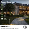 2W 48LM Landscape Pathway Light, Matte Black Integrated LED Walkway Light, Die-Cast Aluminum, ETL Listed (4-PACK) - 2 of 4