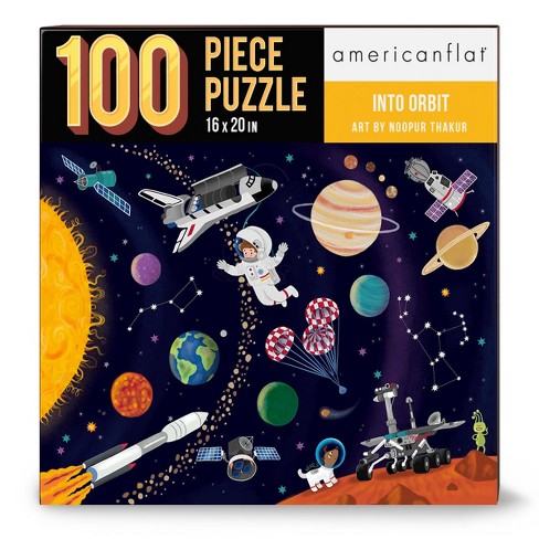 Verenigen noedels Grootste Americanflat 100 Piece Jigsaw Puzzle 16x20 Inches Into Orbit Artwork By  Noopur Thakur : Target