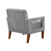 NicBex Modern Accent Chair, Living Room Chair with Solid Wood Legs Upholstery Pocket Coils Armchair for Bedroom - 4 of 4