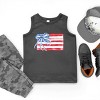 The Juniper Shop Watercolor Flag Coquette Youth Tank Top - 4 of 4