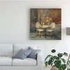 Trademark Fine Art -Danhui Nai 'French Cafe Painting' Canvas Art - 3 of 4