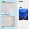 Yescom 117"x117" Gazebo Top Replacement for Smaller 10x10Ft 1-Tier Outdoor Patio Canopy Cover Party Yard Garden Ivory White - 4 of 4