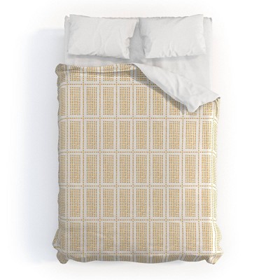 Little Arrow Design Co Dotty Boho Geometric Duvet Set - Deny Designs
