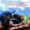 24V Kids ATV With 2 Seater, 4x200W Powerful Engine, Dual 7AH Batteries, Accelerator Handle, EVA Tires,  LED Lights & Music - 3 of 4