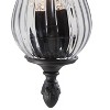 Minka Lavery Country Cottage Outdoor Wall Light Fixture Heritage Bronze Lantern 18 1/4" Mouth Blown Ribbed Glass for Post Exterior - 3 of 3