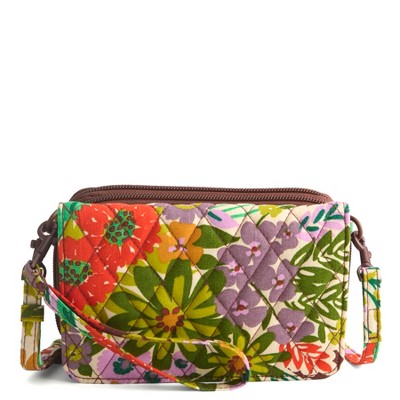 Vera Bradley Women's Outlet Cotton Heritage 3-in-1 Crossbody Bag