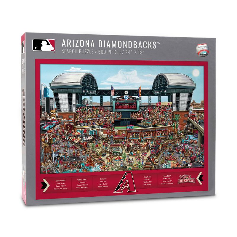 MLB Arizona Diamondbacks Find Joe Journeyman Puzzle 500pcs, 1 of 5