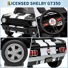 12V Licensed Shelby GT350 Ride On Car, Ford Kids Electric Vehicle with Remote Control, Safety Belt,2 Speeds,LED & Music - 4 of 4