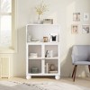 NicBex 45.2" Tempered Glass Door Cabinet for Bathroom,Freestanding Storage Cabinet with 2 Doors&1 Open Shelf for Kitchen&Bathroom - 2 of 4