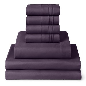 Mellanni 1800 Bed Sheet Set 6 PIECE - 1 of 4