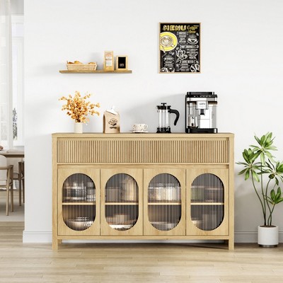 55" Large Sideboard Buffet Cabinet