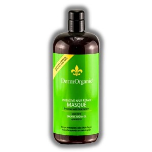 DermOrganic Intensive Hair Repair Masque with Argan Oil | It has unique properties that won't build-up or deposit excess protein in hair.- (33.8 oz) - 1 of 2