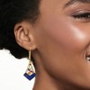 Ross-Simons Lapis and 3.50 ct. t.w. Multi-Gemstone Drop Earrings in 18kt Gold Over Sterling - 2 of 4