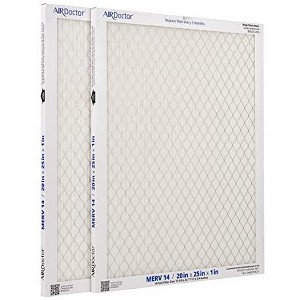 AirDoctor MERV 14 HVAC Pleated Filter Available in 6 Sizes. Captures 96% of Pollutants 1-3 Micron in Size. Captures Impurities From Air to Protect - 1 of 4