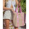 Packed Party Woven Confetti Tote Bag - Women and Girls Small Fashion Shoulder Bucket Bag- Trendy Look for Work Travel and the Beach - 2 of 4