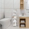 OBOKATA  5-Tier Rolling Cart, Bathroom Storage Organizer Utility Cart, Mobile Shelving Unit Slide Out Shelves for Kitchen Living Room - 4 of 4