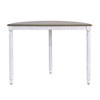 Galano Marcello 37.0 in. Spray Paint White and Oak Half Moon Solid Wood Console Table - image 4 of 4