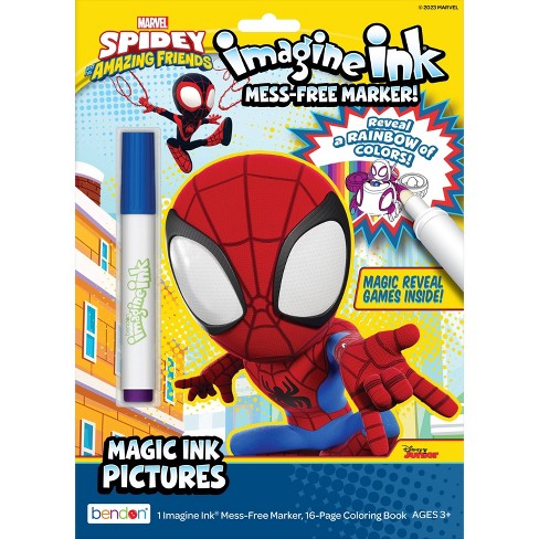 Crayola Spiderman Coloring Book with Stickers, 96 Pages, Gift for Kids