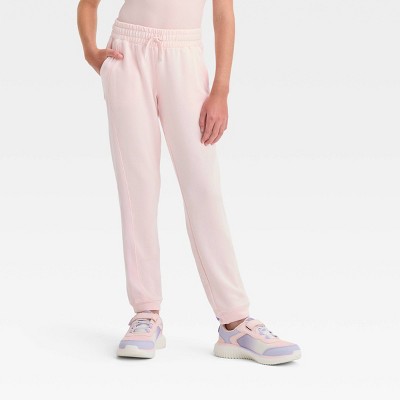 Girls' Cozy Lightweight Fleece Jogger Pants - All in Motion™ Gray Heather  XXL - ShopStyle