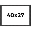 PosterPalooza | Traditional Black Picture Frame - UV Acrylic, Backing Board, Hanging Hardware Included - 2 of 4