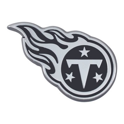 Tennessee Titans 3-D Logo Metal Key Chain NFL Football (Round)