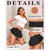 Avidlove Pleated Skirts for Women Y2k Mini Skirt Casual Short Skirts Micro Skirt - 3 of 4