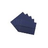 JAM Paper A2 Invitation Envelopes 4.375 x 5.75 Navy Blue LEBA617 - 3 of 4