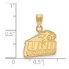 Black Bow Jewelry 14k Yellow Gold New Hampshire Wildcats NCAA Small Pendant - 2 of 3