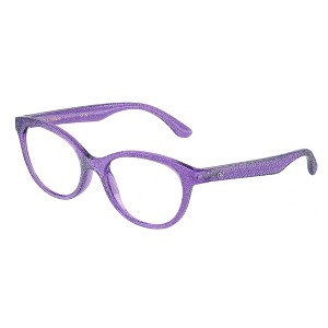 Dolce & Gabbana DX 5096 3353 Childrens Butterfly Eyeglasses Violet Glitter 49mm - 1 of 3