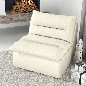 CAVINAS Polyester Fabric Bean Bag Chair,Lazy Sofa Chair with Handle Free Design and High-Density Foam,Modern Lounge Chair for Living Room - 1 of 4