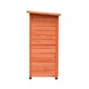 Akoasm 41 inch 2-Story Rabbit Cage with 2 Removable No-Leak Trays, Non-Slip Ramp, Waterproof Roof, Fence-Natural - 3 of 4