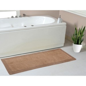 Home Weavers Luxury Collection 100% Cotton Tufted Bathroom Rug, Non-Slip Latex Bath Rug - 1 of 4