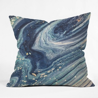 16"x16" Shannon Clark Underwater Throw Pillow Blue - Deny Designs