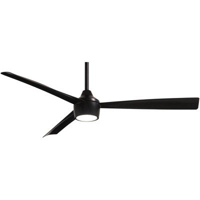 56" Minka Aire Skinnie Coal LED Ceiling Fan