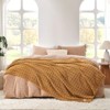 Cozy Bliss Plush Waffle Fleece Throw Blanket, Ultra Soft Comforter Style Home Blanket - 4 of 4