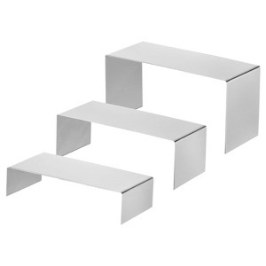 Unique Bargains Stainless Steel Home Retail Store Supplies Jewelry Clutch Purse Display Stand 3 Pcs - 1 of 4